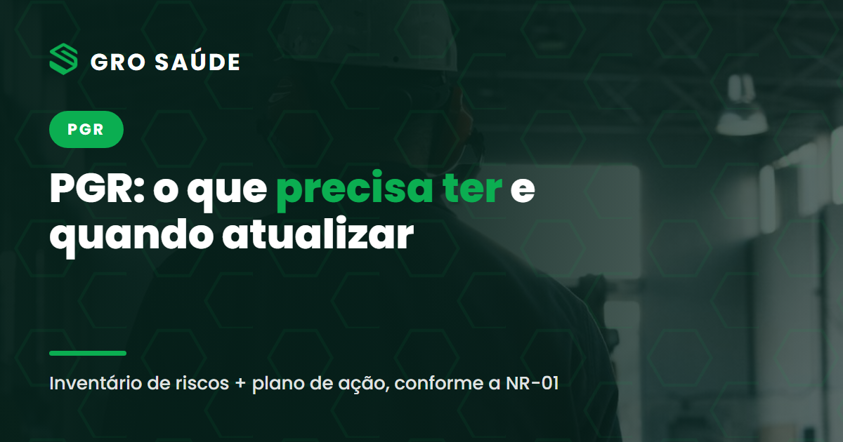 PGR — Programa de Gerenciamento de Riscos